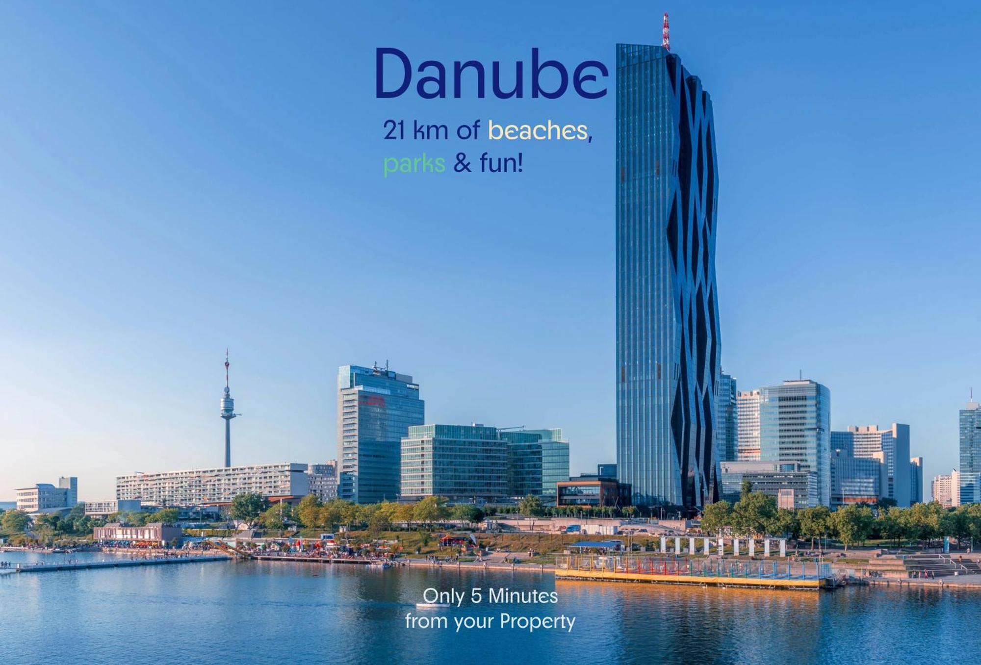 Apartament Joyful 2br Apt. @ Millenium Tower And The Danube Viena